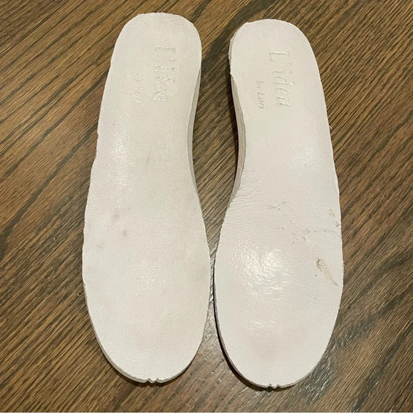 L’idea by Lori Star Factory Distressed Leather Sneakers - Picture 10 of 13